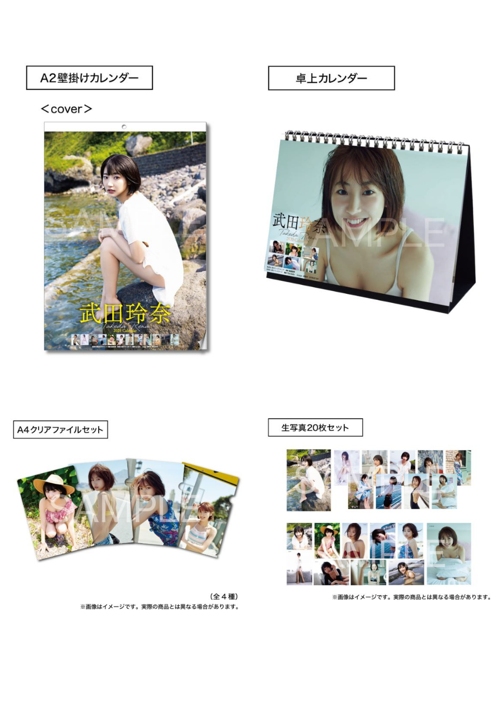 武田玲奈2020カレンダーコンプリートセット」追加販売決定！ | 武田